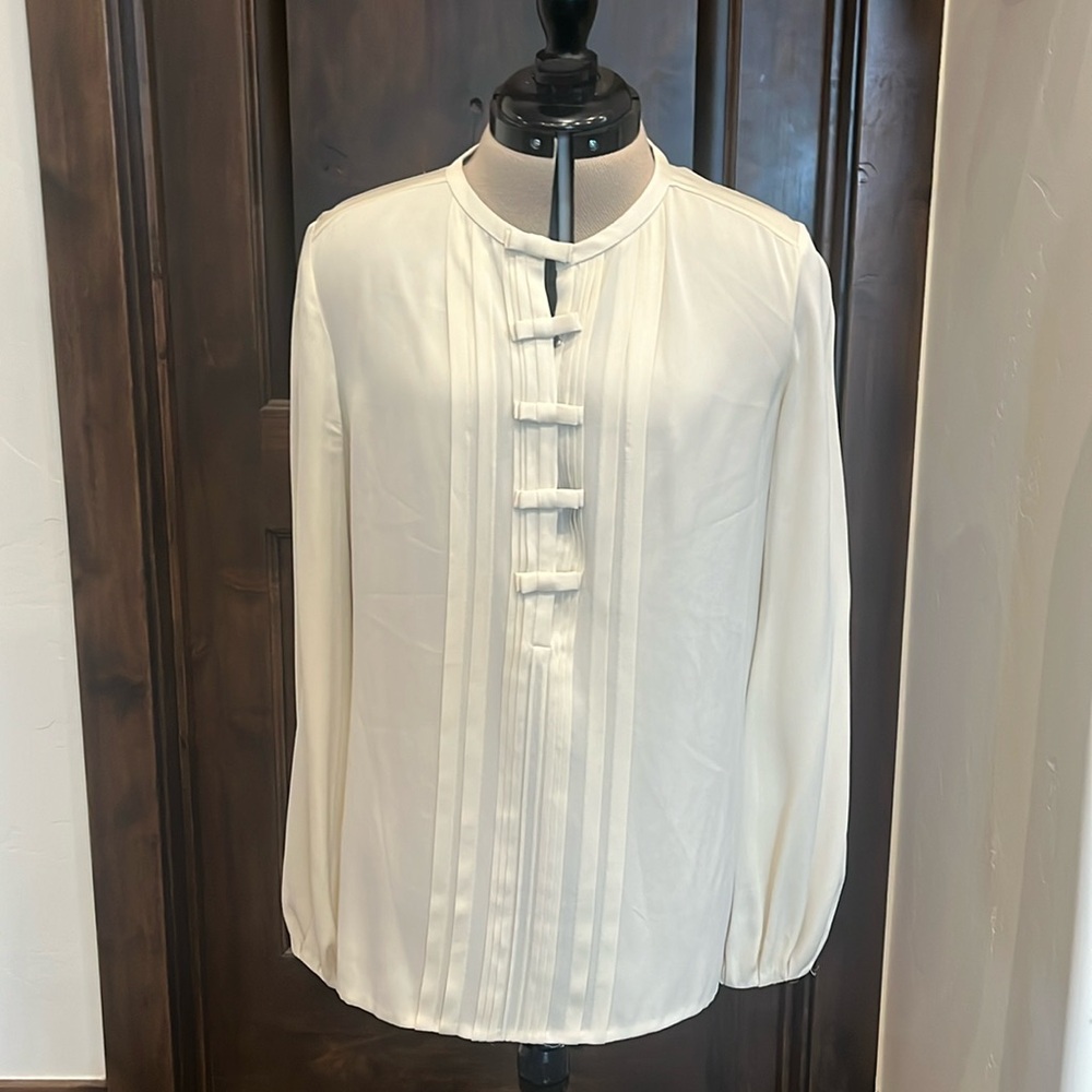 DVF: Bow Detail Silk Blouse